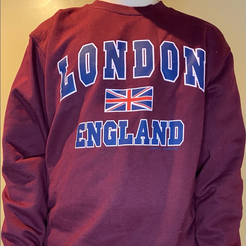 Maroon London Crewneck